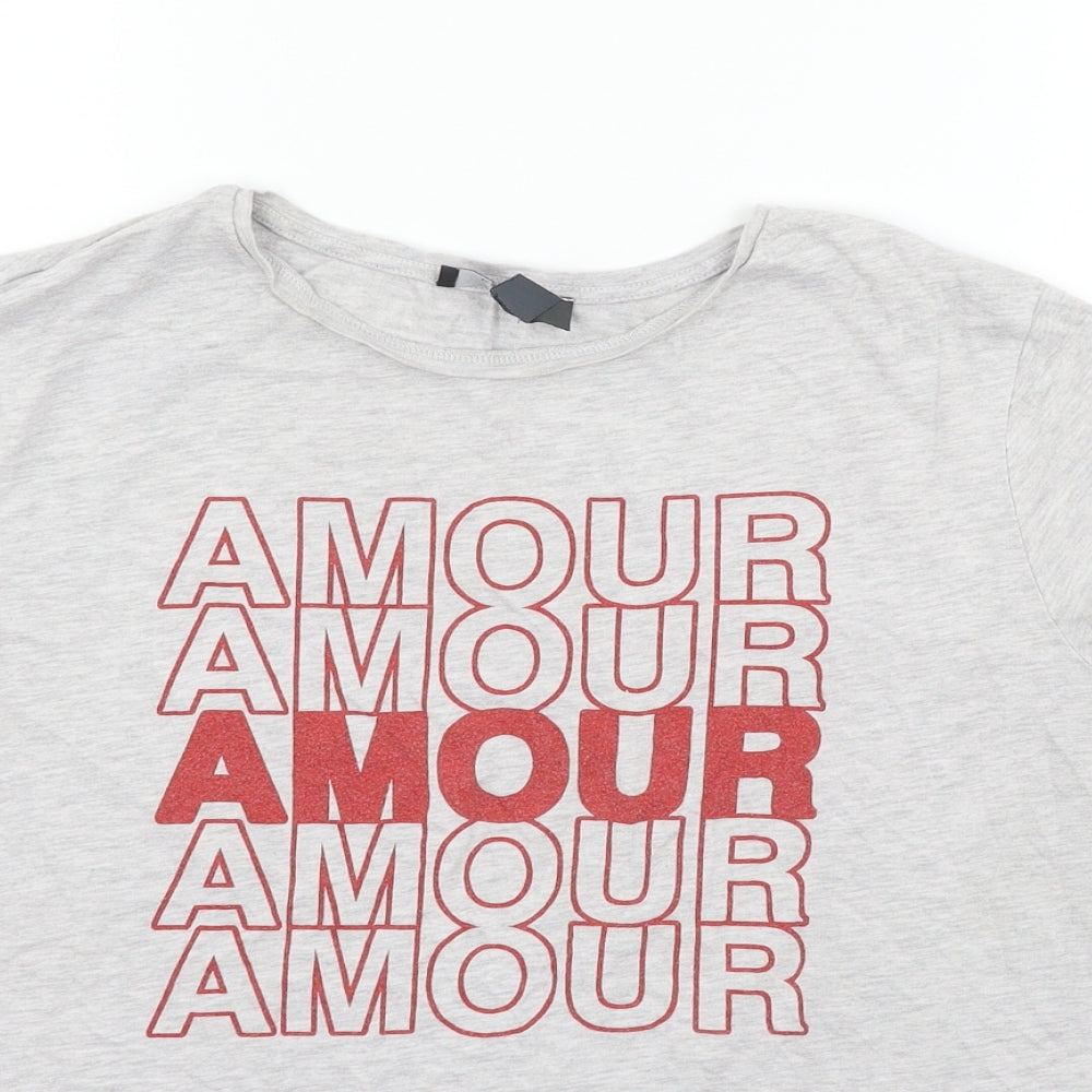 Primark Womens Grey   Basic T-Shirt Size 26