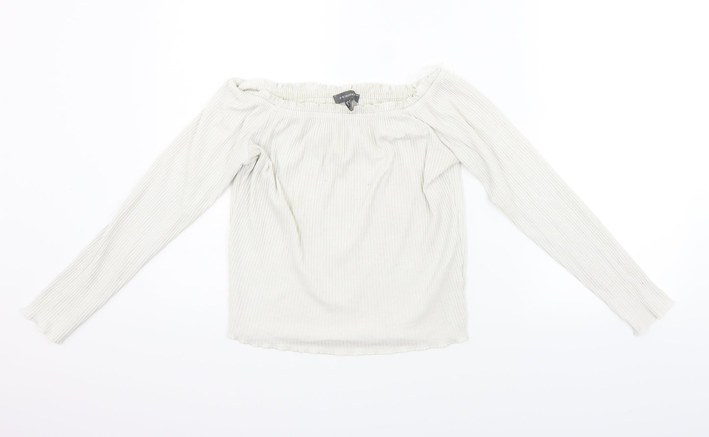 Primark Womens Silver   Basic T-Shirt Size 14