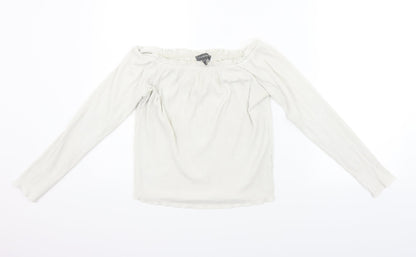 Primark Womens Silver   Basic T-Shirt Size 14