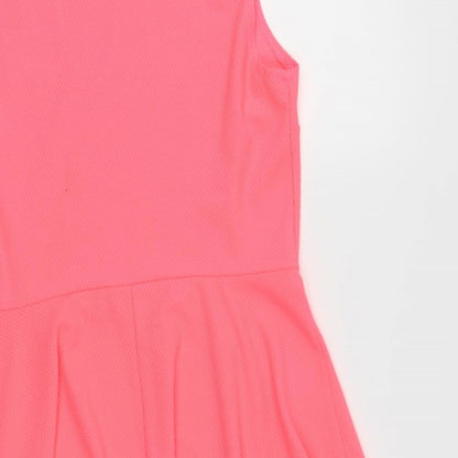 New Look Womens Pink   Fit & Flare  Size 14