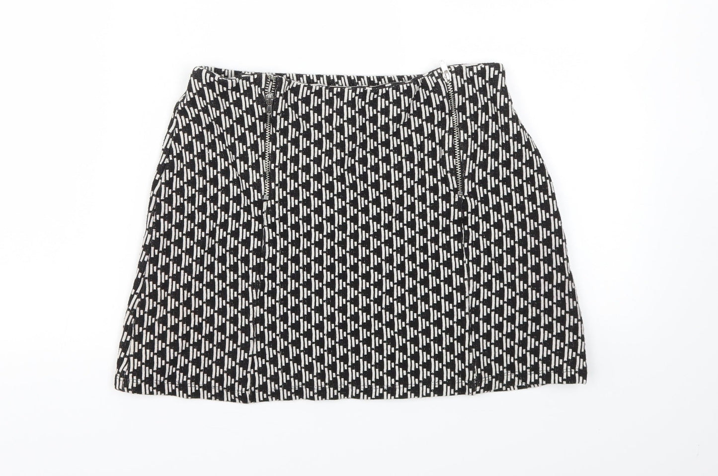 New Look Womens Black   A-Line Skirt Size 8