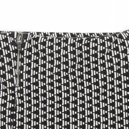 New Look Womens Black   A-Line Skirt Size 8