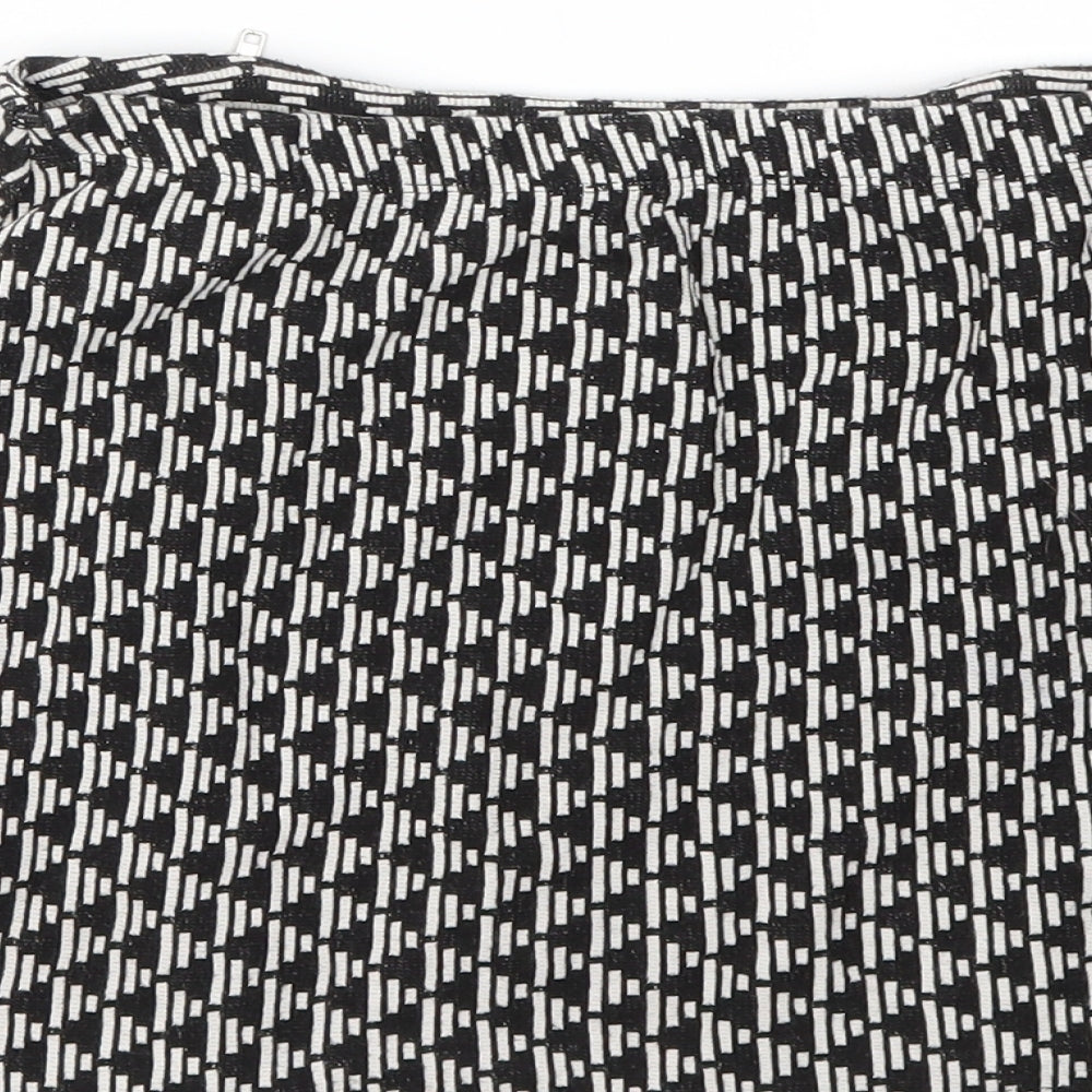 New Look Womens Black   A-Line Skirt Size 8