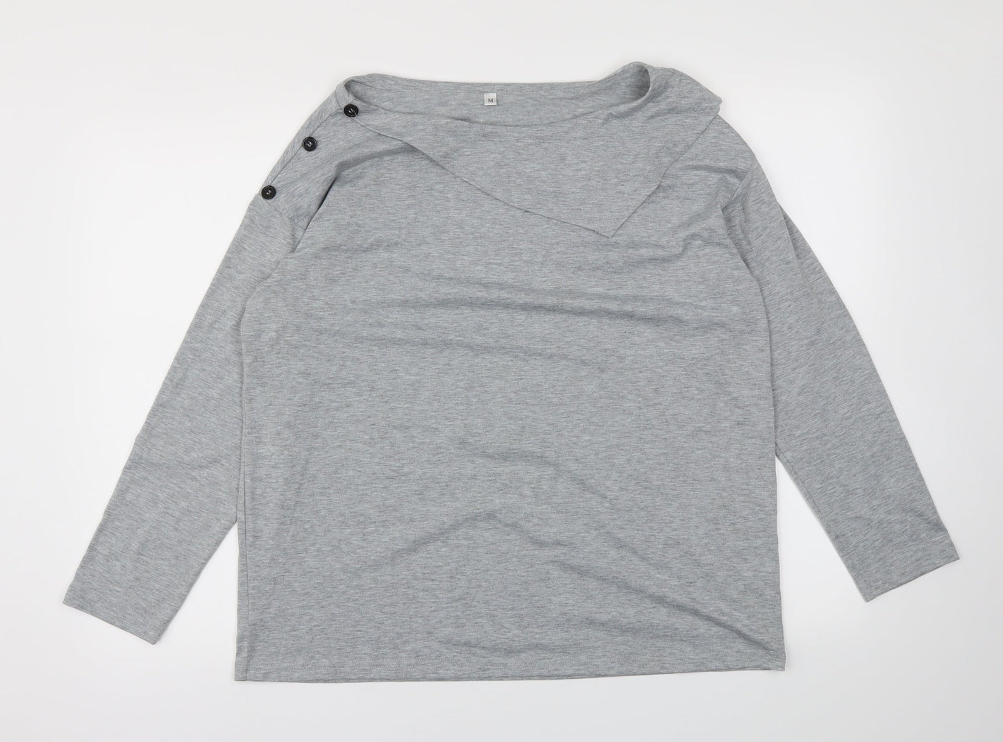 Womens UK Size  Preworn Grey Basic T-Shirt