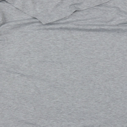 Womens UK Size  Preworn Grey Basic T-Shirt