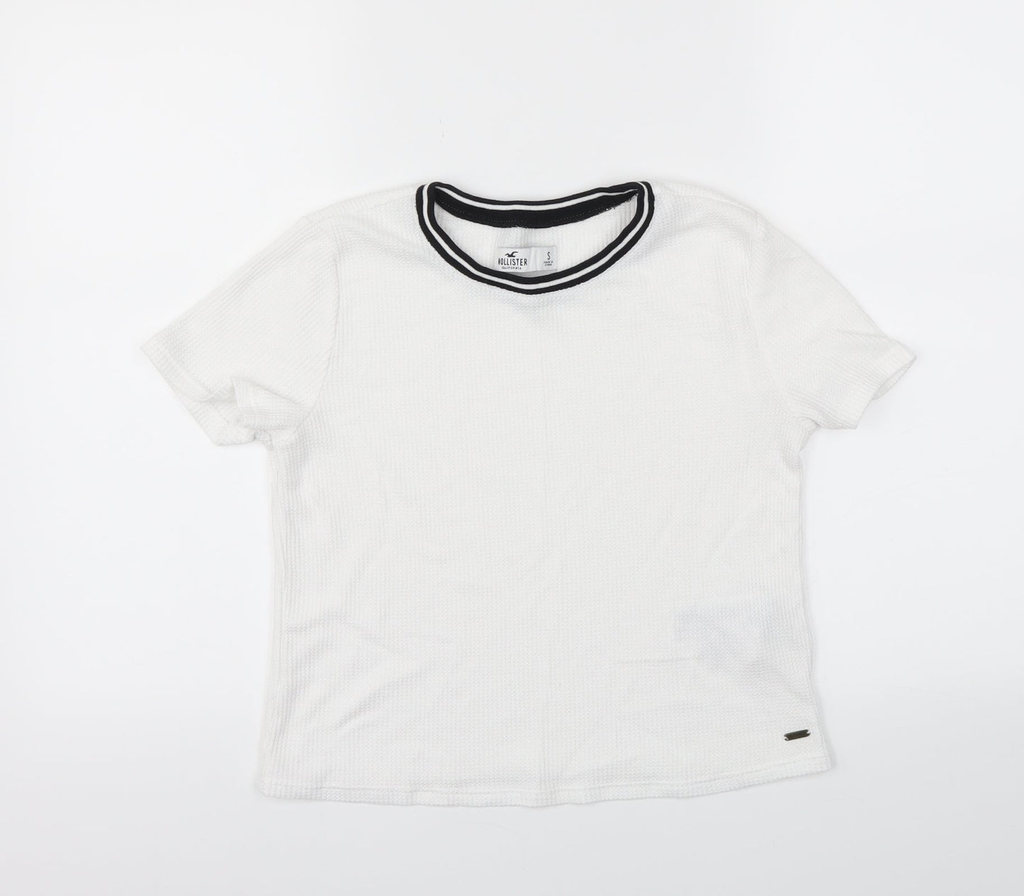 Hollister Womens White   Basic T-Shirt