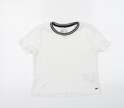 Hollister Womens White   Basic T-Shirt