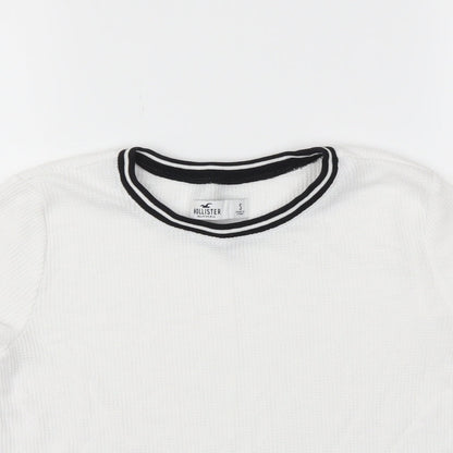 Hollister Womens White   Basic T-Shirt