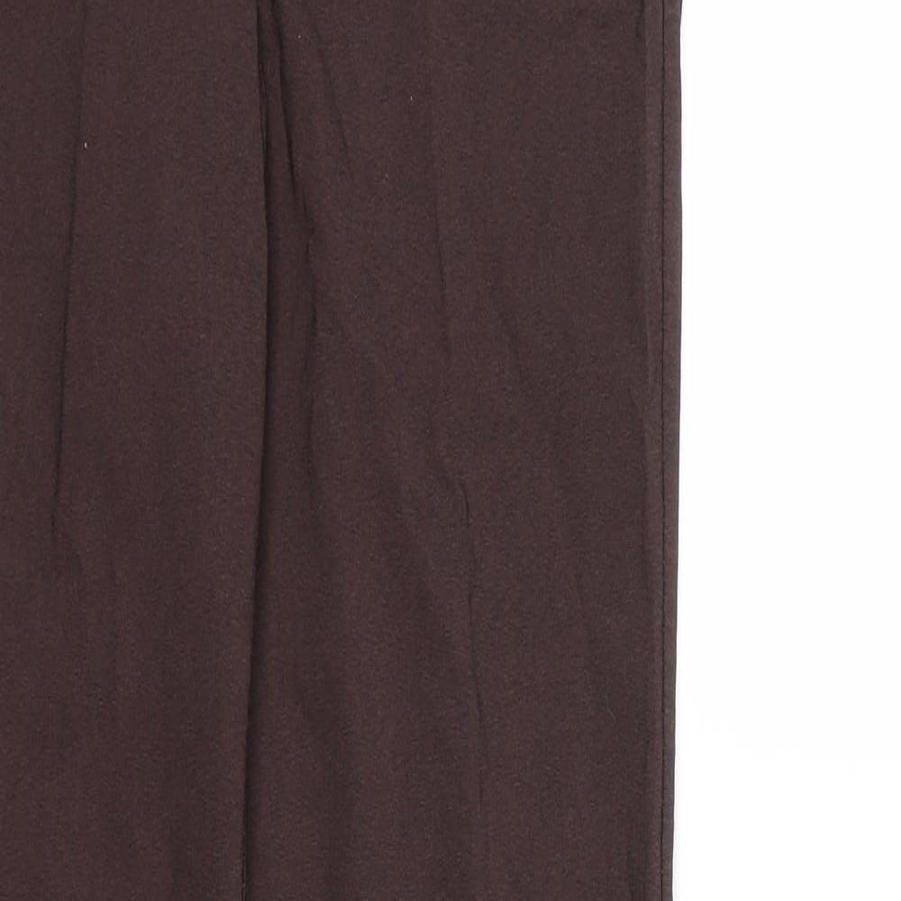 Ozone Womens Brown   Trousers  Size 28 L32 in