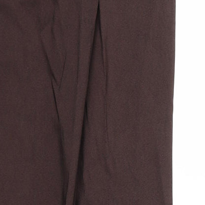 Ozone Womens Brown   Trousers  Size 28 L32 in