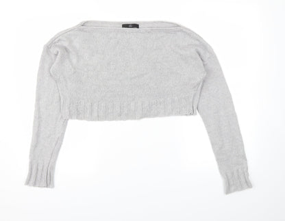 Missguided Womens Grey   Pullover Jumper Size S