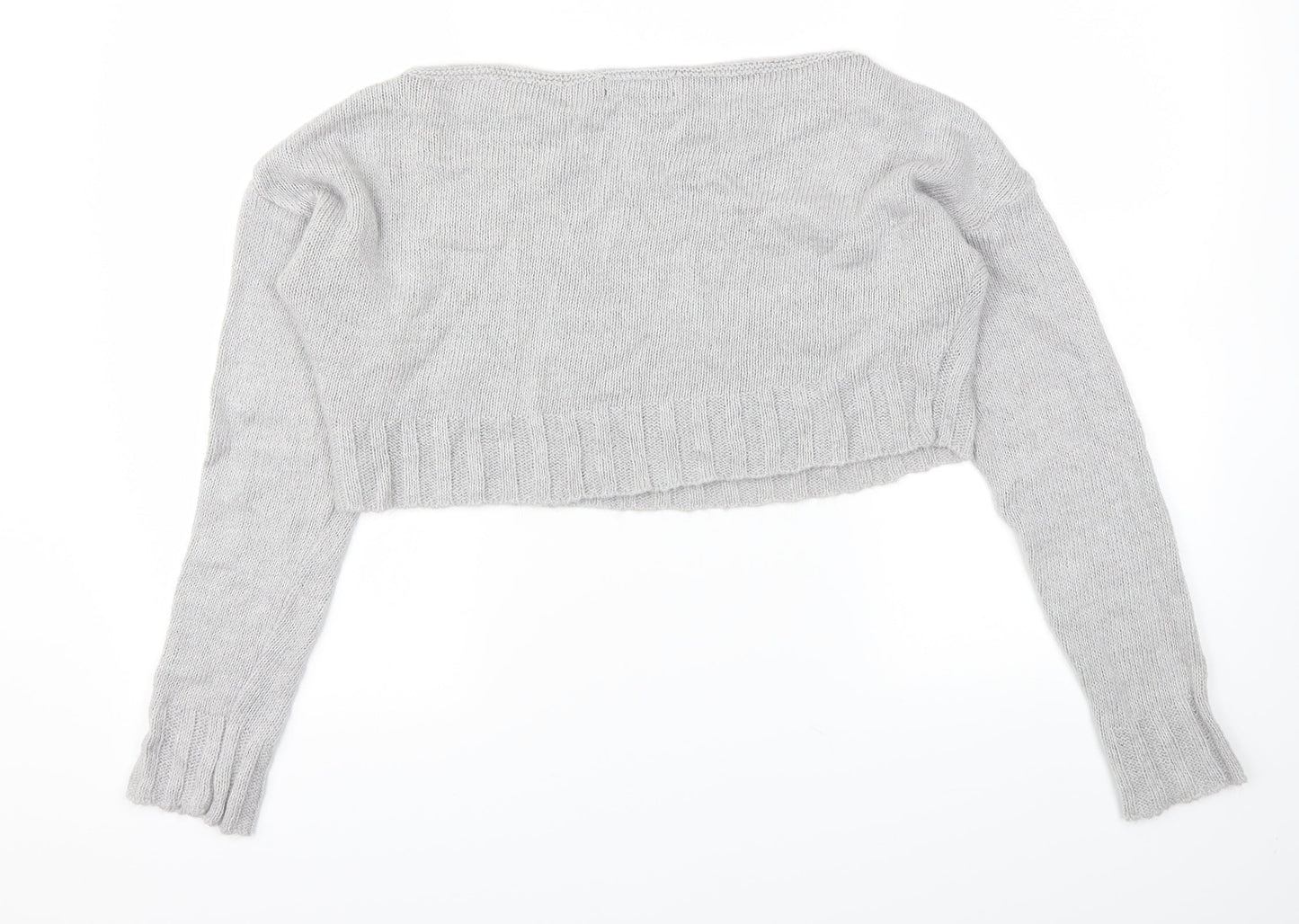 Missguided Womens Grey   Pullover Jumper Size S