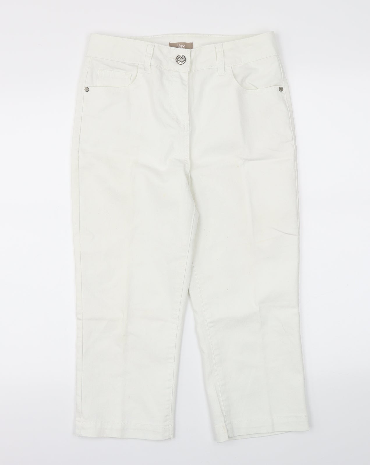 Soon Womens White   Skinny Jeans Size 10 L20 in