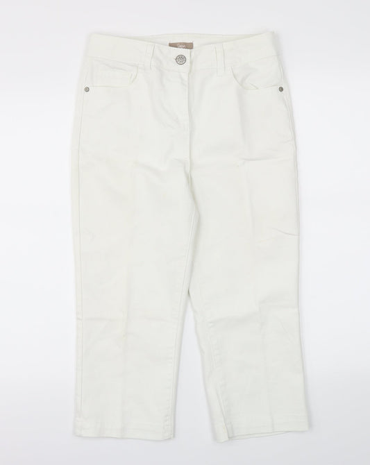 Soon Womens White   Skinny Jeans Size 10 L20 in