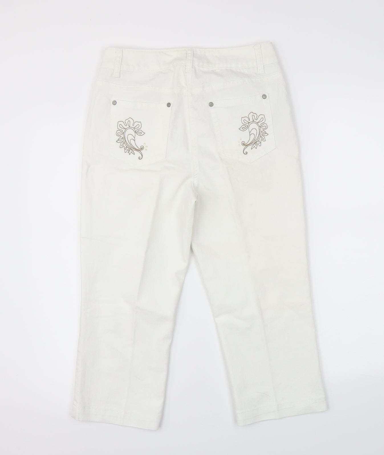 Soon Womens White   Skinny Jeans Size 10 L20 in