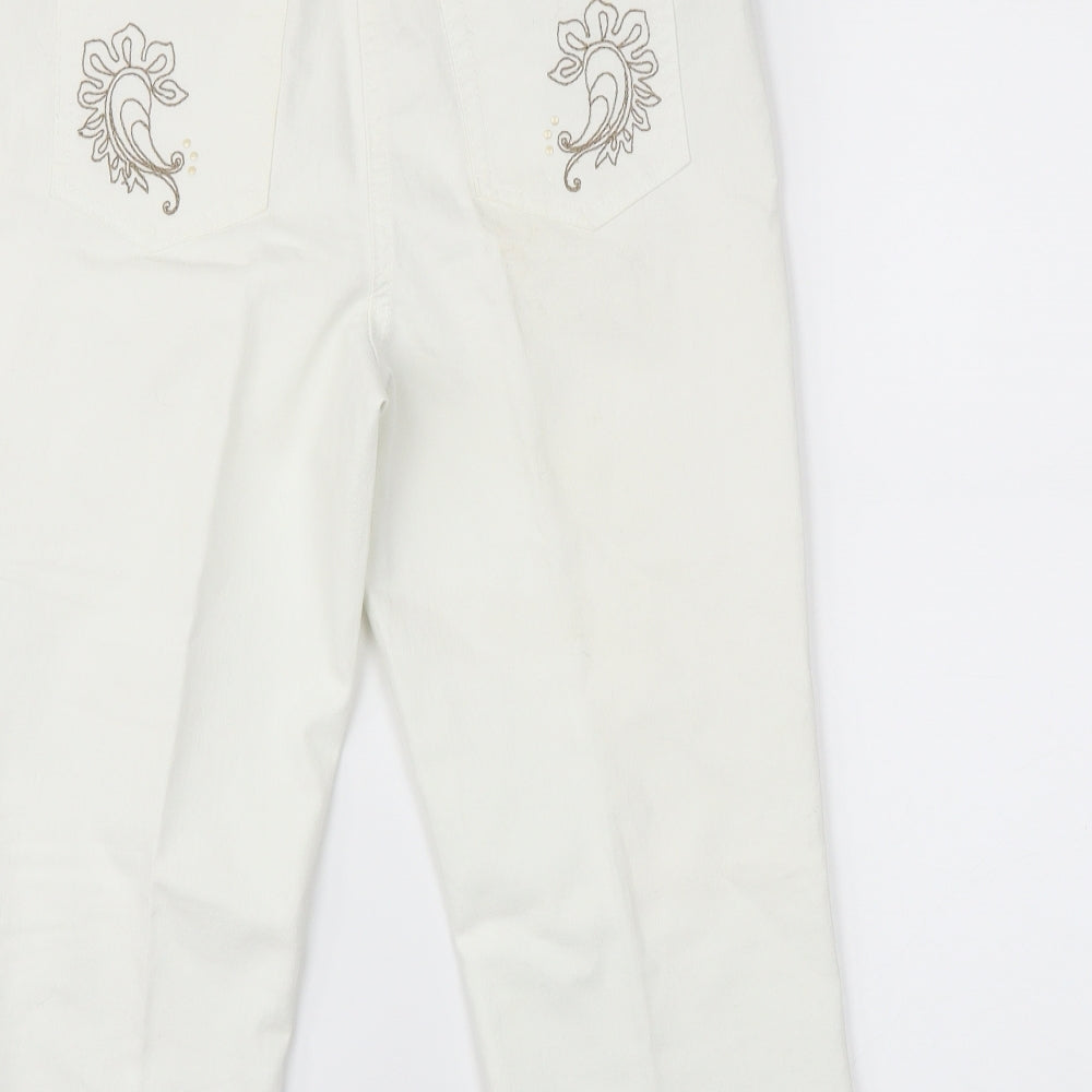 Soon Womens White   Skinny Jeans Size 10 L20 in