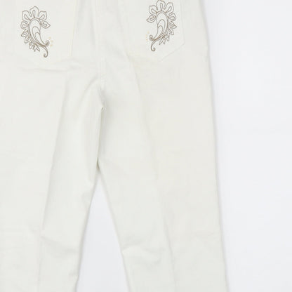 Soon Womens White   Skinny Jeans Size 10 L20 in