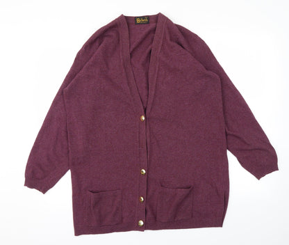 Dalkeith Womens Purple   Cardigan Jumper Size 36