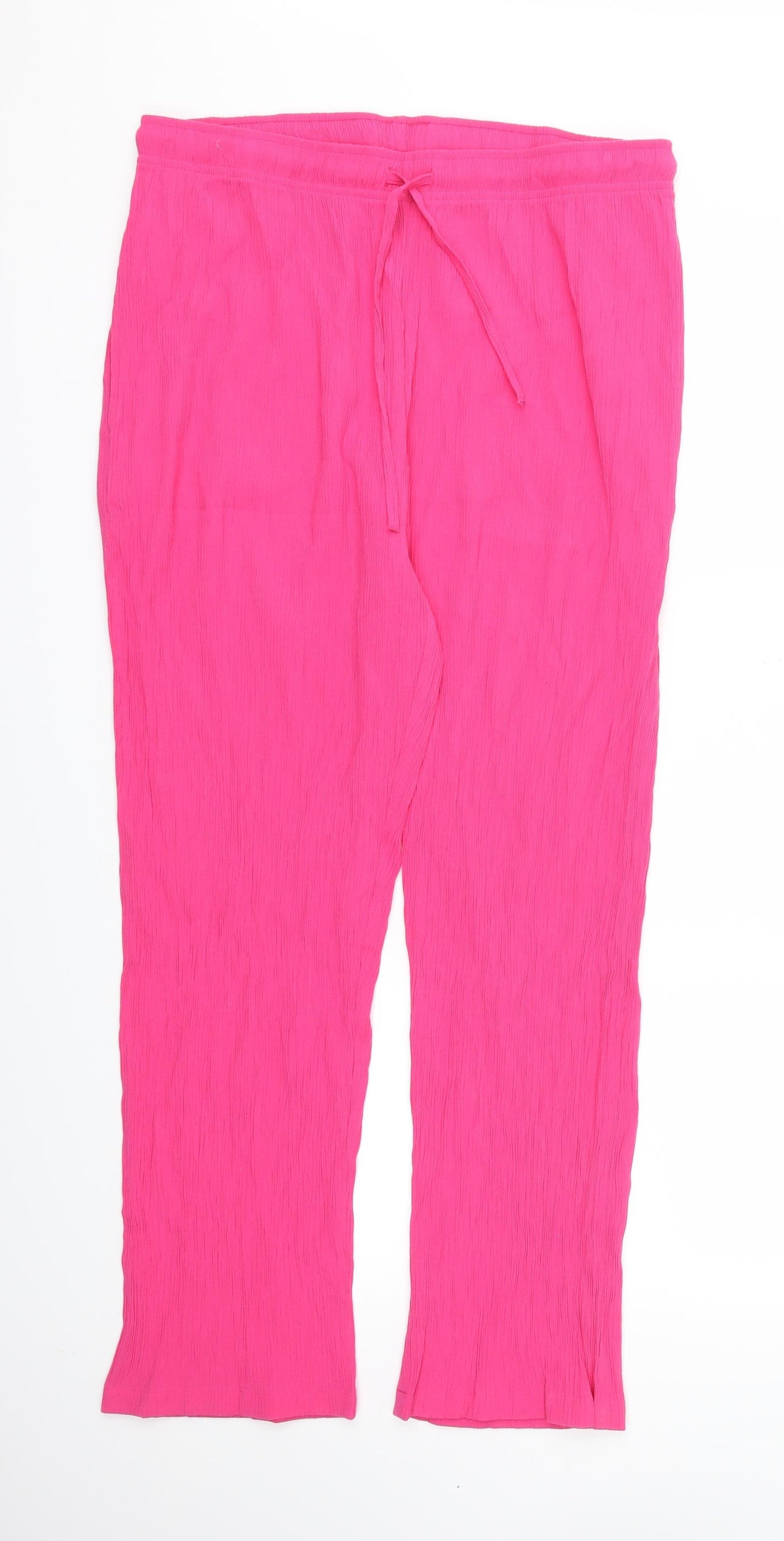 Womens UK Size 20 Damart Regular Fit Jogger Pink Trousers