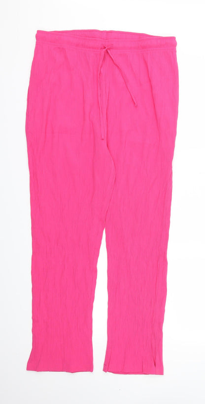 Womens UK Size 20 Damart Regular Fit Jogger Pink Trousers