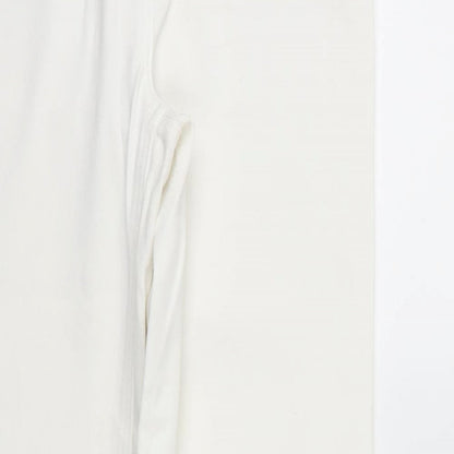 Next  Womens White   Straight Jeans Size 14 L32 in