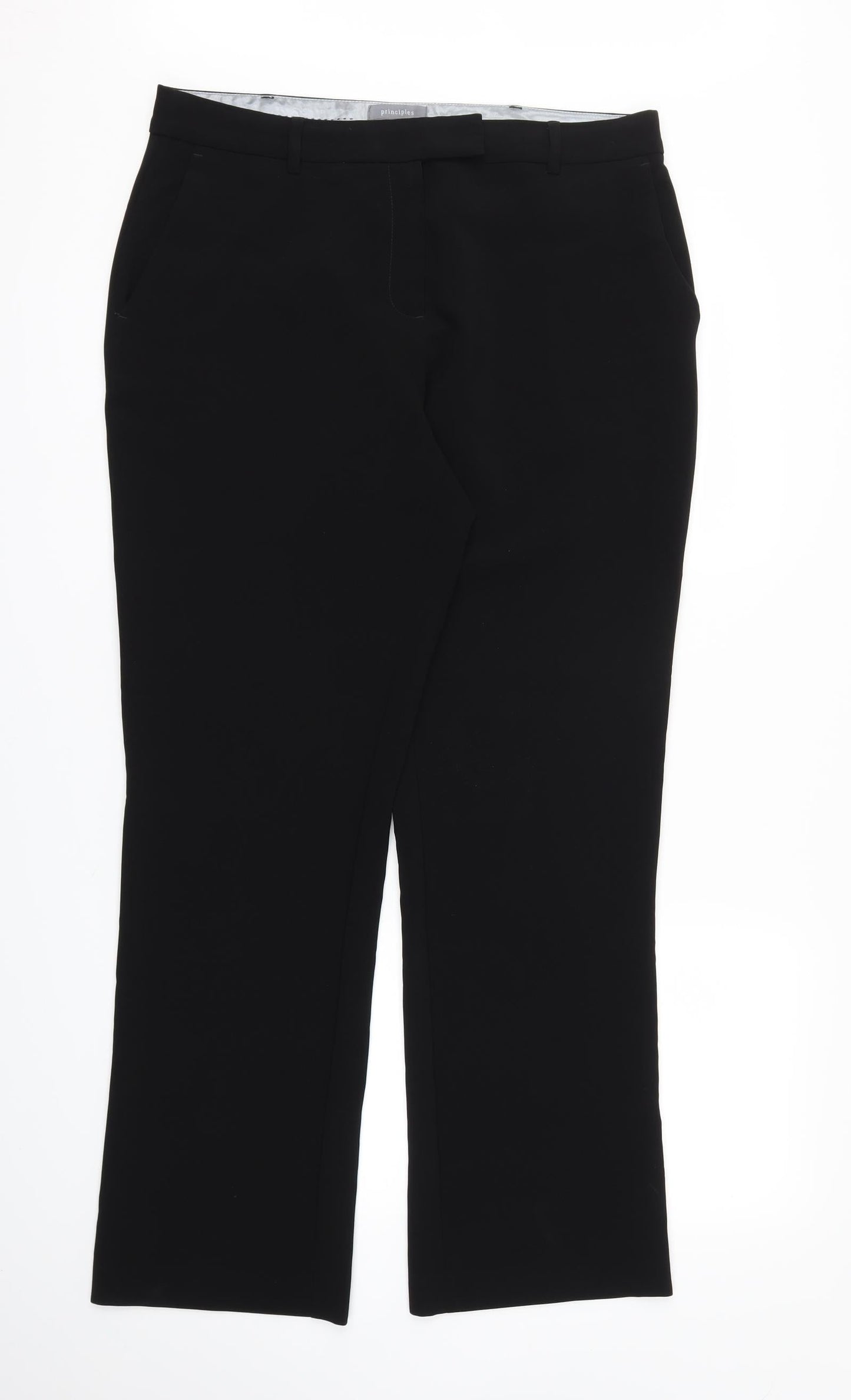 Principes Womens Black   Trousers  Size 14 L31 in