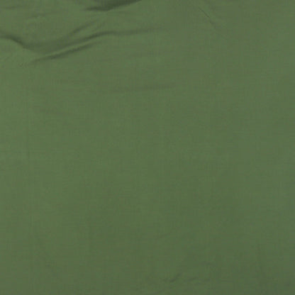 Womens UK Size 2XL Preworn Green Basic Blouse