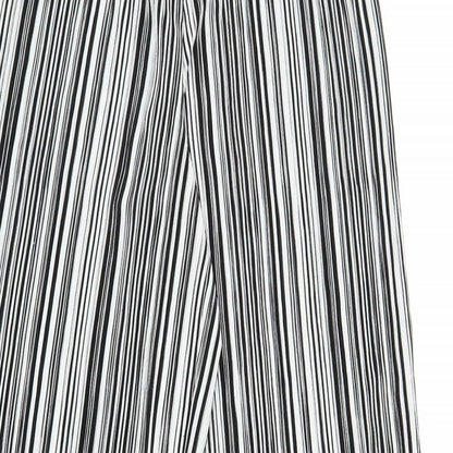 Primark Womens Grey Striped  Bloomer Trousers Size 8 L22 in