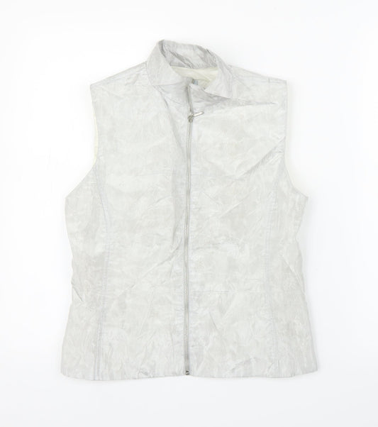 Oasis Womens Silver   Cardigan Jumper Size 10