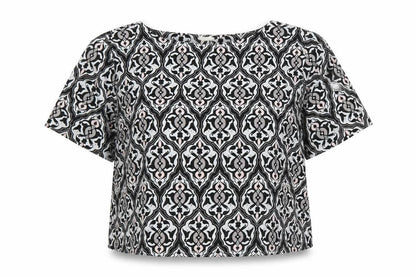 Womens UK Size 10 H&M Grey Basic Blouse