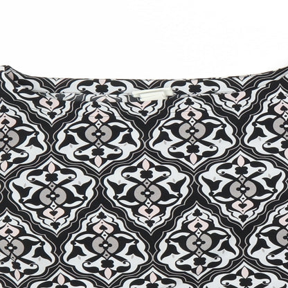 Womens UK Size 10 H&M Grey Basic Blouse