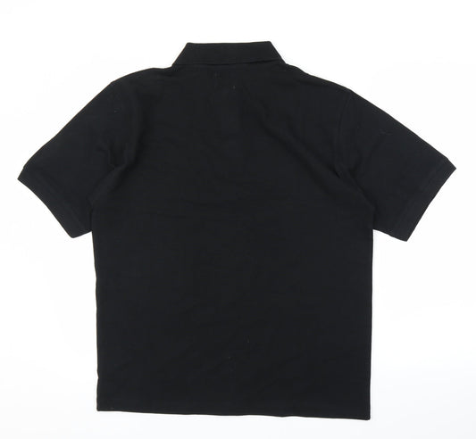 Seamark Mens Black    Polo Size M