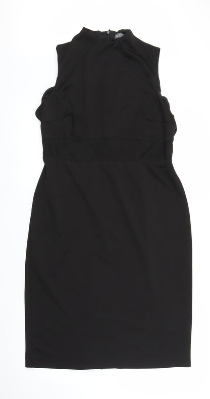 Papaya Womens Black   Sheath  Size 14