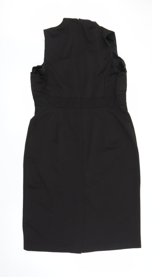 Papaya Womens Black   Sheath  Size 14