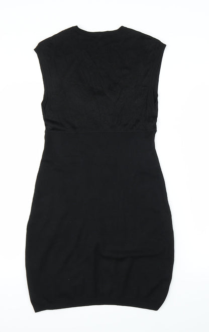 Preworn Womens Black   Sheath  Size M