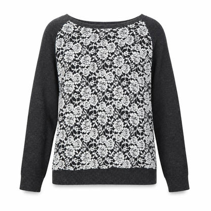 Marks & Spencer Womens Blue Floral  Pullover Jumper Size 10