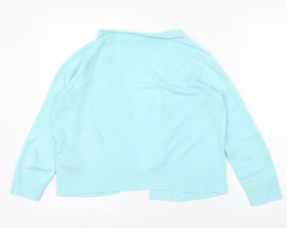 M&S Womens Green   Cardigan Jumper Size 10