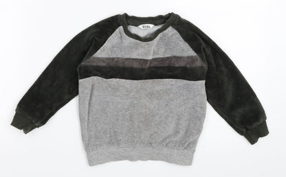 M&Co Boys Grey   Pullover Sweatshirt Size 2-3 Years