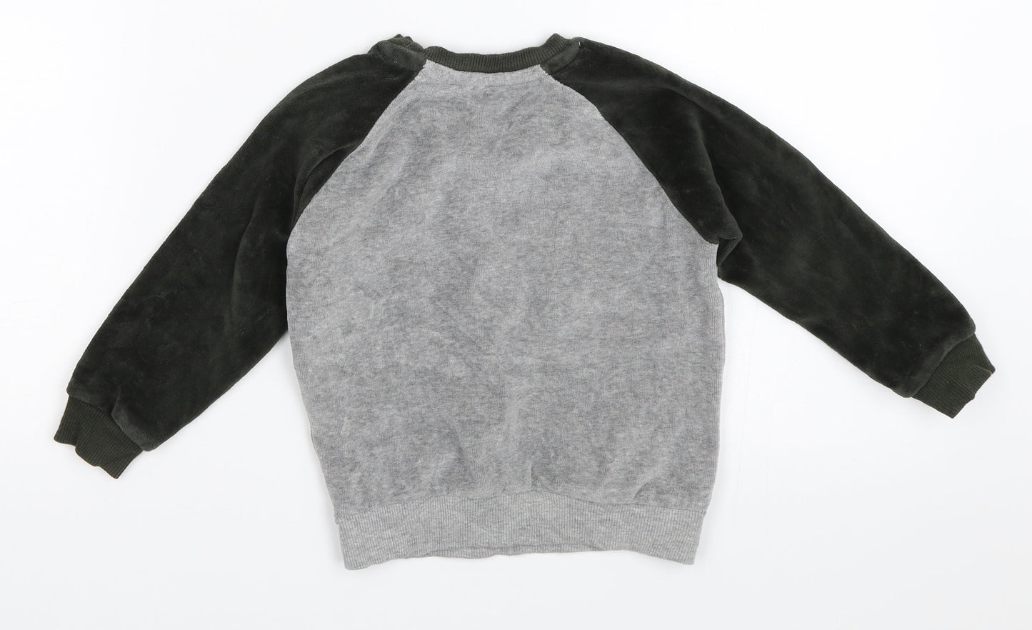 M&Co Boys Grey   Pullover Sweatshirt Size 2-3 Years