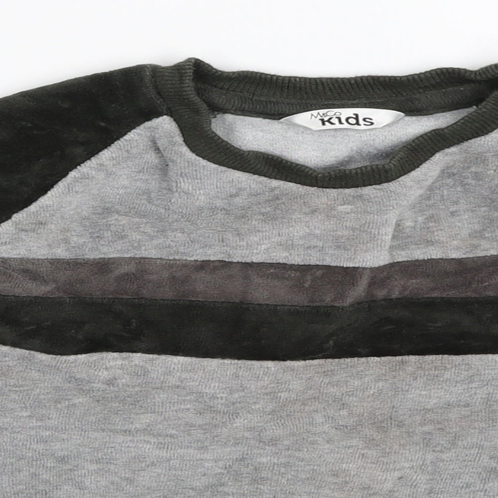 M&Co Boys Grey   Pullover Sweatshirt Size 2-3 Years