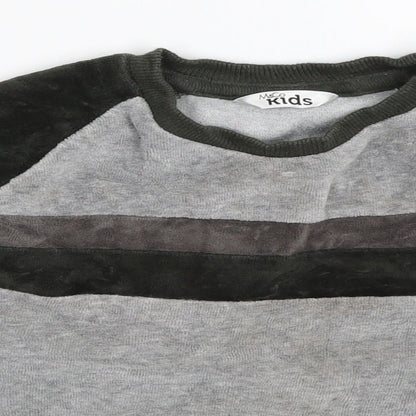 M&Co Boys Grey   Pullover Sweatshirt Size 2-3 Years