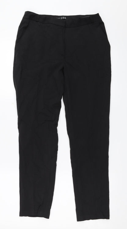 Womens UK Size 6 Atmosphere Regular Fit  Black Trousers
