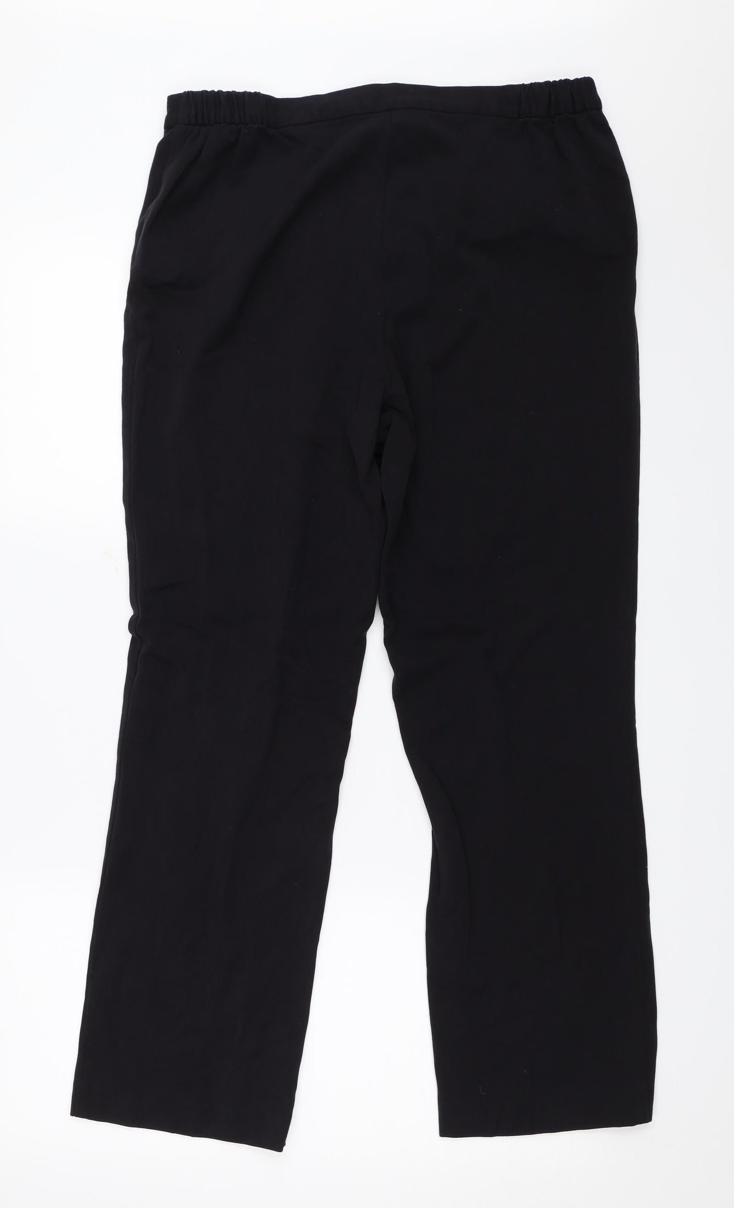 Womens UK Size 12 Marks and Spencer Regular Fit  Black Trousers