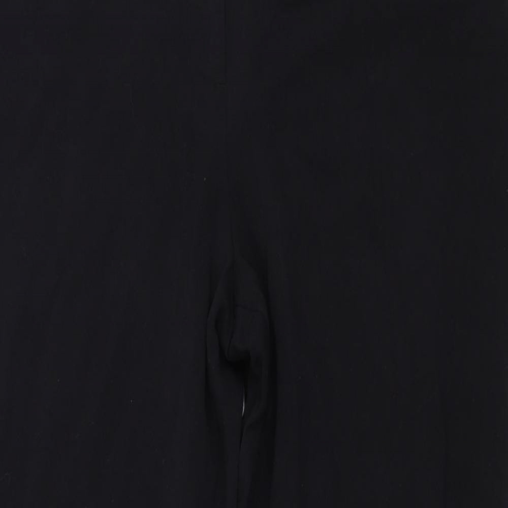 Womens UK Size 12 Marks and Spencer Regular Fit  Black Trousers