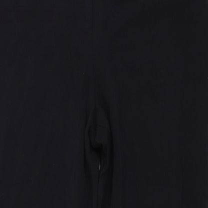 Womens UK Size 12 Marks and Spencer Regular Fit  Black Trousers