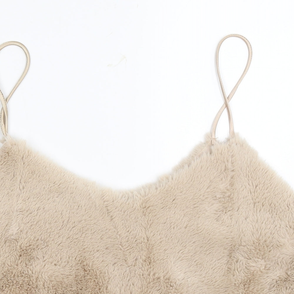 FOREVER 21 Womens Beige   Camisole Blouse Size S