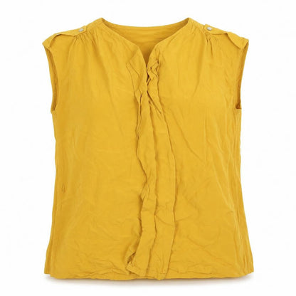 O STIN Womens Yellow   Basic Blouse Size M