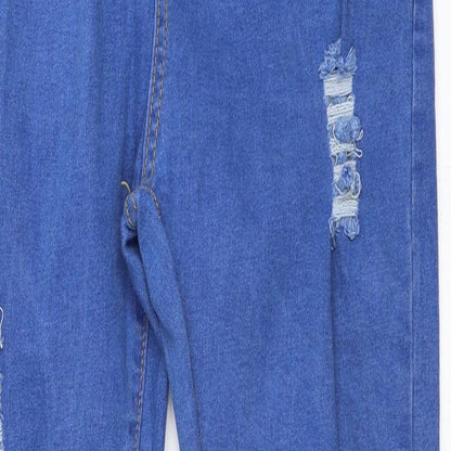 Womens UK Size 27 in Preworn Regular Fit Skinny Blue Jeans