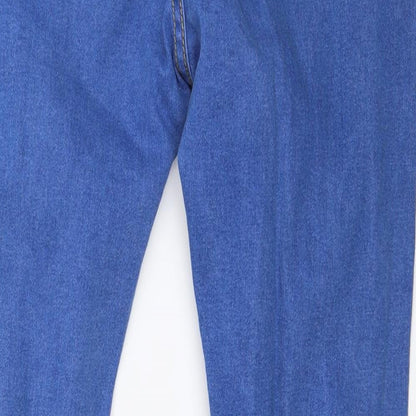 Womens UK Size 27 in Preworn Regular Fit Skinny Blue Jeans