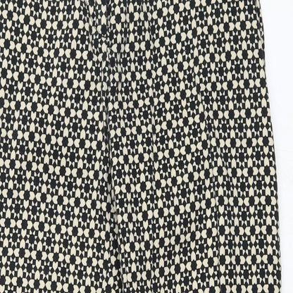 Womens UK Size 34 H&M Regular Fit Capri Beige Trousers